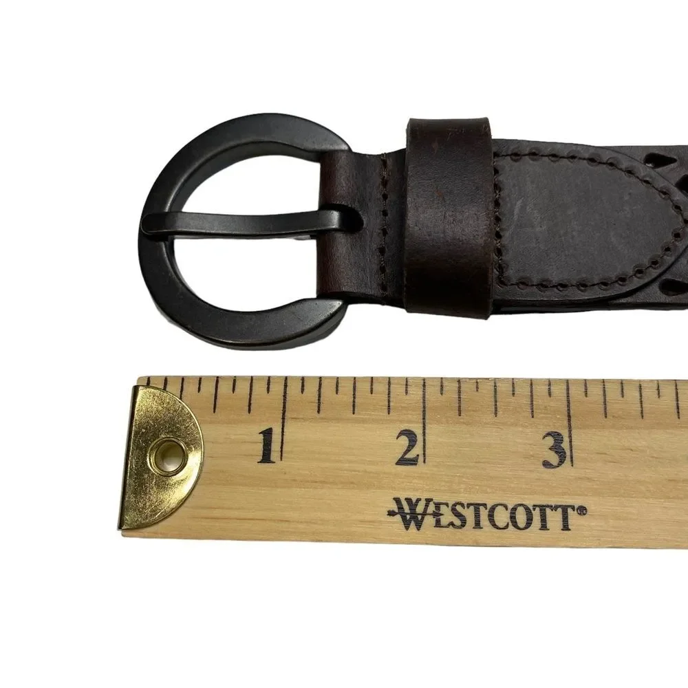 Great Northwest Clothing Company Brown Leather Belt Sz S NWT